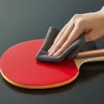 clean ping pong paddle