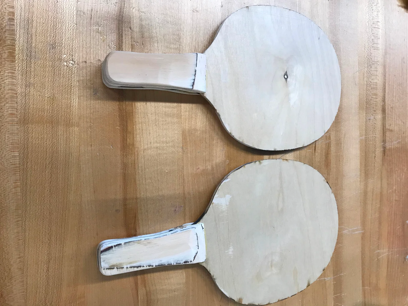 ping pong paddle dimensions