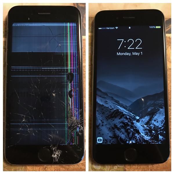 fix a cracked screen